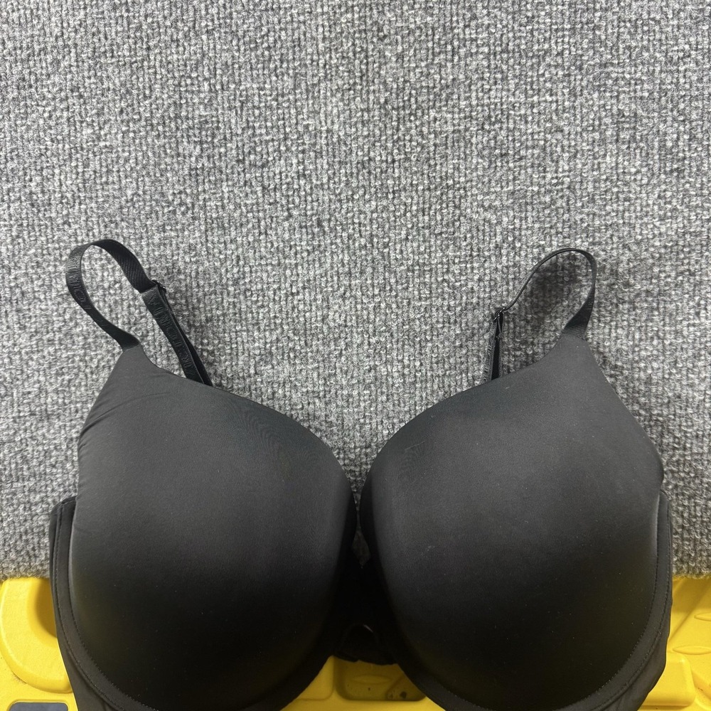 Victoria's Secret T-Shirt Bra Womens 38DD Black Push Up Full Coverage Padded